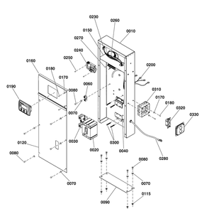 Circuit Protection Group Diagram and Parts List for 080083-00  Briggs and Stratton Generator